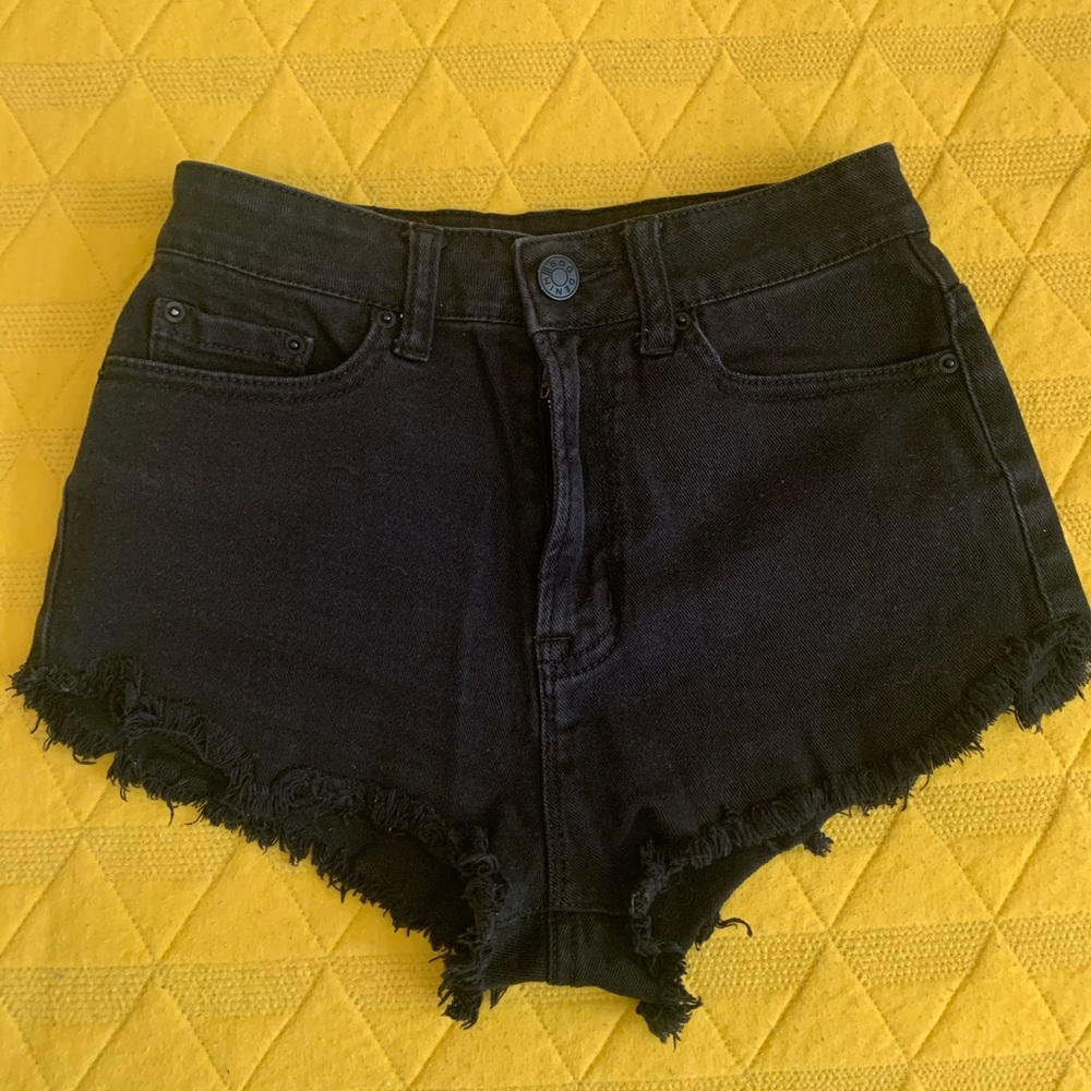 Cheeky distressed shorts